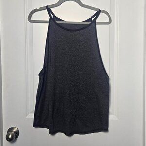 Lululemon Lightweight High-Neck Tank - 10/12 Heathered Black